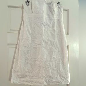 Lilly Pulitzer White Strapless Dress